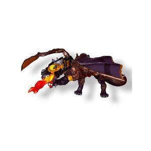 Papo Dragon of Darkness Figurine Toy with Sword‎ Hand Painted 2007